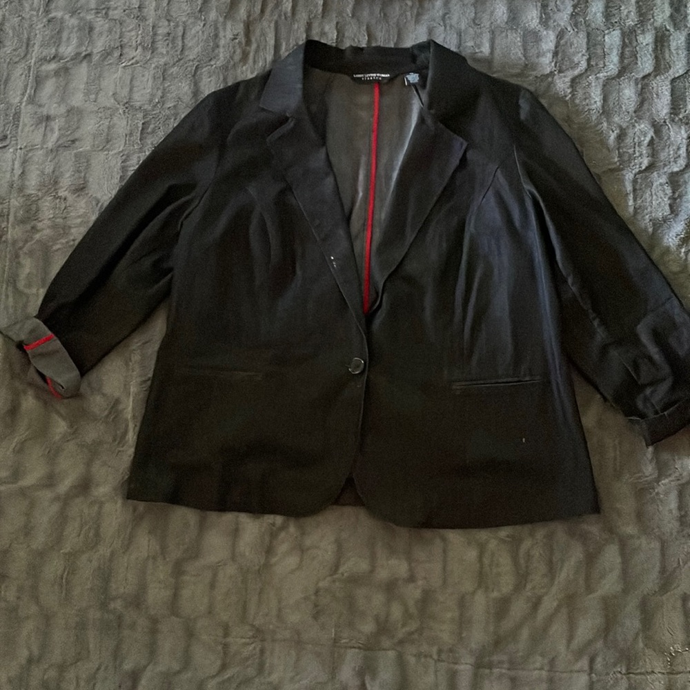 Blazer-Rarely worn-some white staining-size 2X